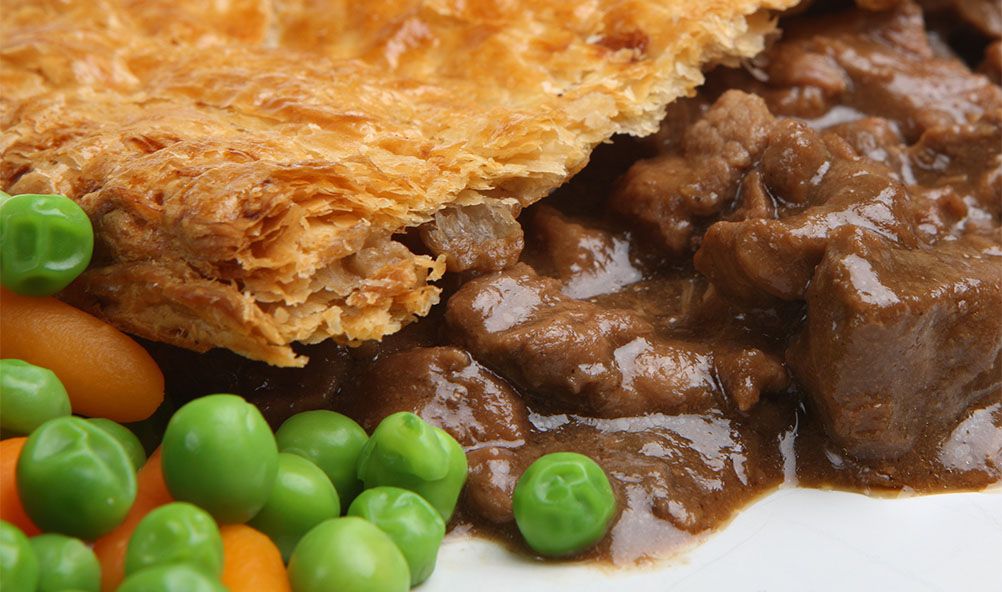 close up of Steak Pie