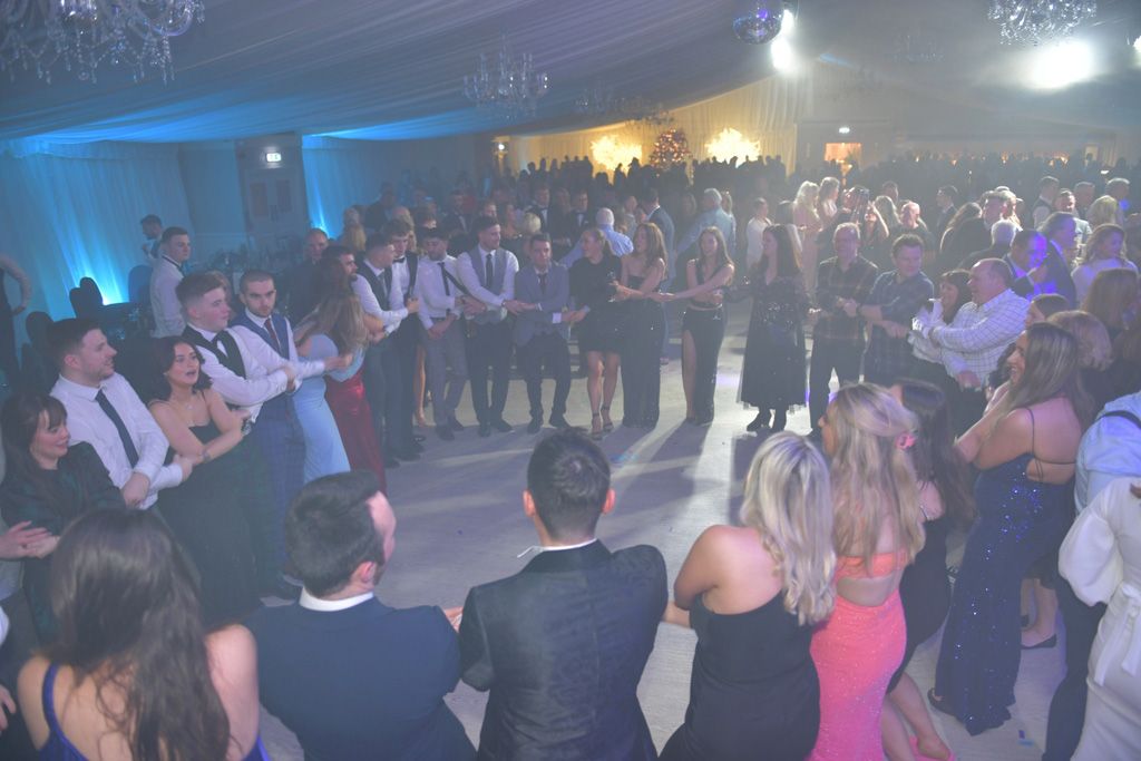 Auld Lang Syne on dance floor