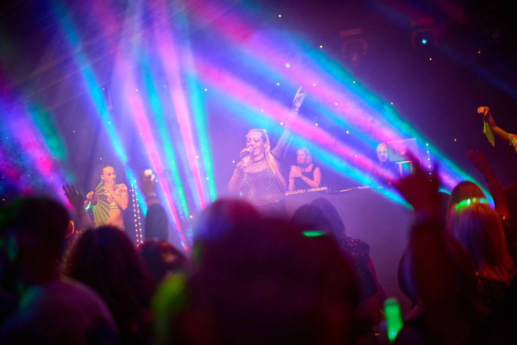 N-trance live in front of busy crowd