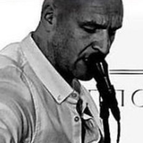 Male singer in monotone